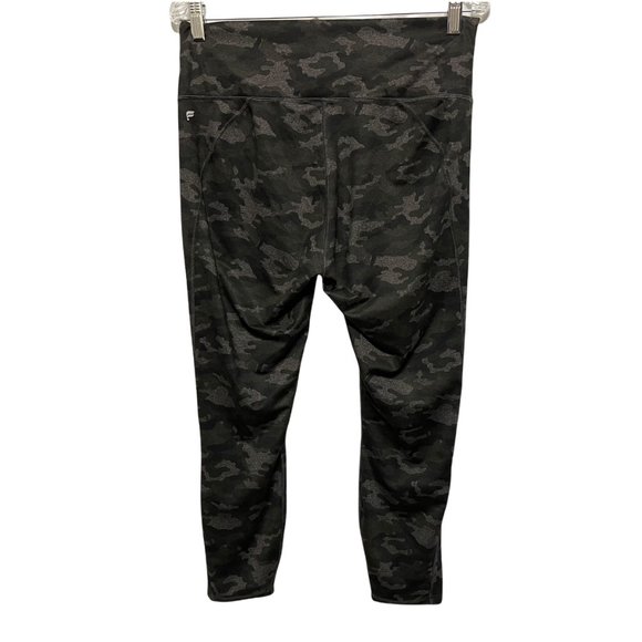 Fabletics Medium Large Powerhold High Rise Charcoal Camo Leggings - Picture 3 of 7